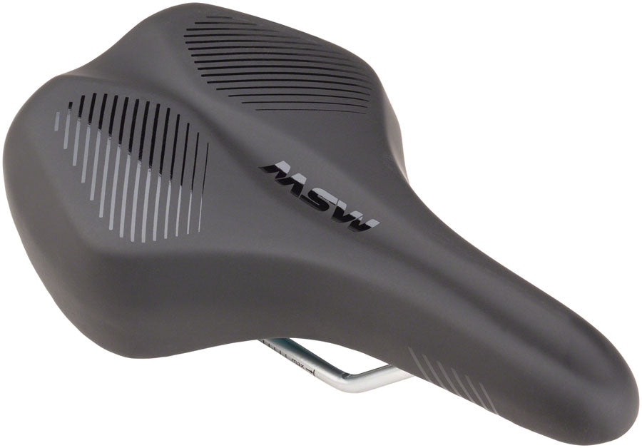 MSW SDL-164 Spin Fitness Saddle - Steel Black