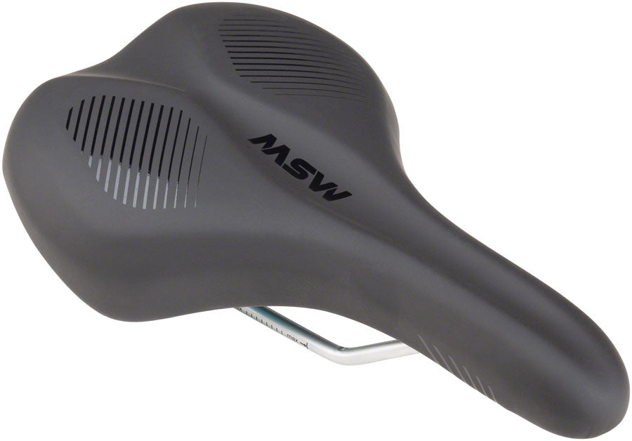 MSW SDL-173 Spin Fitness Saddle - Steel Black