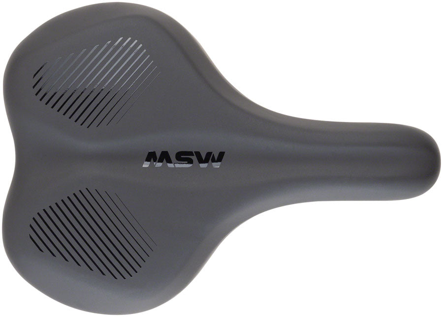 MSW SDL-192 Spin Fitness Saddle - Steel Black