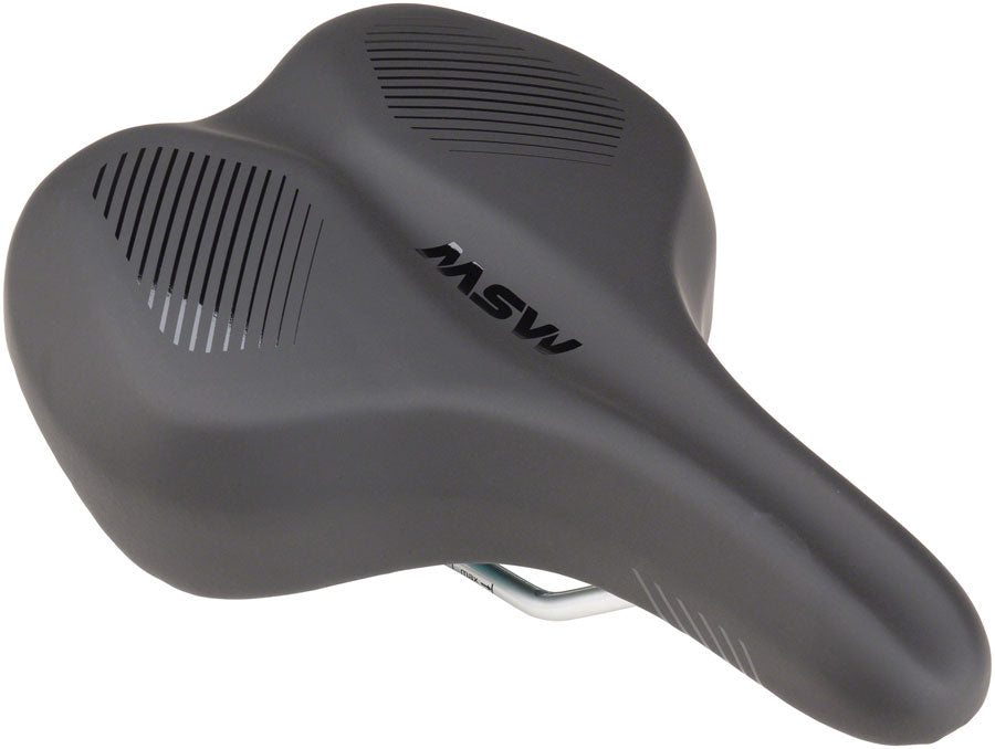 MSW SDL-192 Spin Fitness Saddle - Steel Black-Goodwynn&#39;sGoodwynn&#39;s