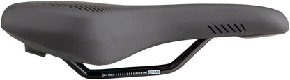 MSW SDL-164 Spin Fitness Saddle - Chromoly Black