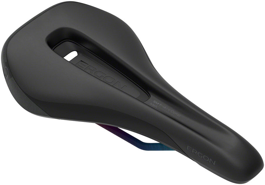 Ergon SM Enduro Comp Saddle - Stealth/Oilslick Mens Small/Medium