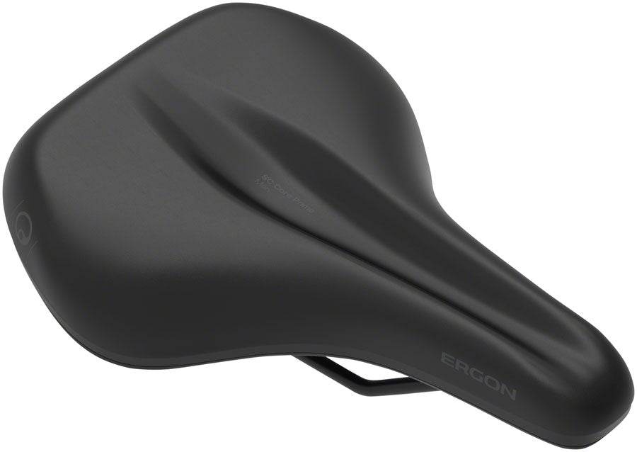 Ergon SC Core Prime Saddle - Black/Gray Mens Small/Medium