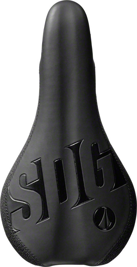 SDG Fly Jr Saddle Steel Rails -Blk/Blk