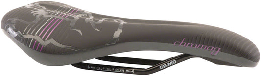 Chromag Juniper Saddle 269 x 141mm Women 283g Black/Purple-Goodwynn's