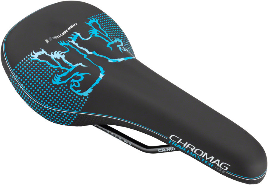 Chromag Trailmaster DT Saddle 280 x 135mm 305g Black/Blue-Goodwynn&#39;sGoodwynn&#39;s