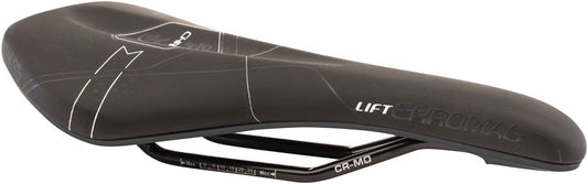 Chromag Lift Saddle Synth Top CrMo Rails - Black/Gray-Goodwynn's