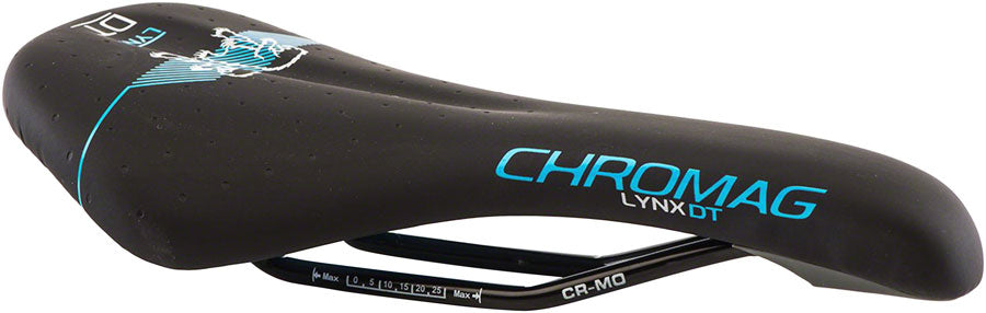 Chromag Lynx DT Saddle 280 x 135mm Unisex 292g Black/Blue-Goodwynn&#39;sGoodwynn&#39;s