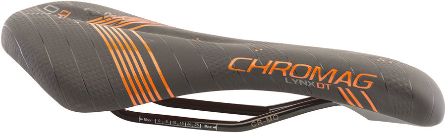 Chromag Lynx DT Saddle 280 x 135mm Unisex 292g Black/Orange-Goodwynn&#39;sGoodwynn&#39;s