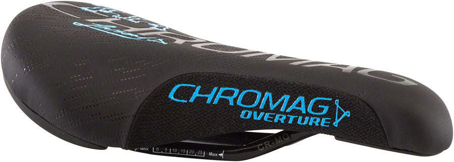 Chromag Overture Saddle 243 x 136mm Unisex 279g Black/Blue-Goodwynn&#39;sGoodwynn&#39;s