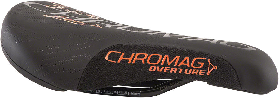 Chromag Overture Saddle 243 x 136mm Unisex 279g Black/Orange-Goodwynn&#39;sGoodwynn&#39;s