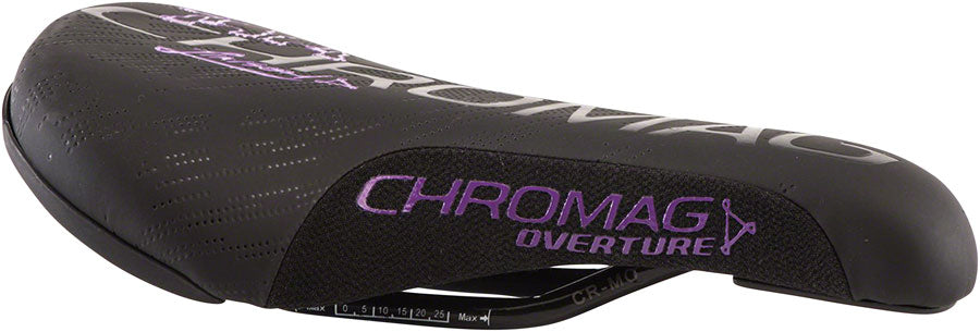 Chromag Overture Saddle 243 x 136mm Unisex 279g Black/Purple-Goodwynn&#39;sGoodwynn&#39;s