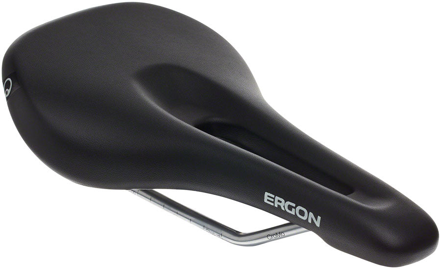 Ergon SM Saddle - Chromoly Black Womens Small/Medium