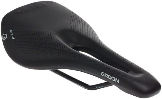 Ergon SR Sport Gel Saddle and Tape - Chromoly Black Womens Medium/Large-Goodwynn's