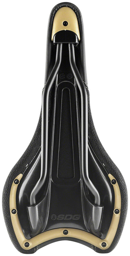 SDG Radar Saddle - Titanium Alloy Black/Tan-Goodwynn&#39;sGoodwynn&#39;s