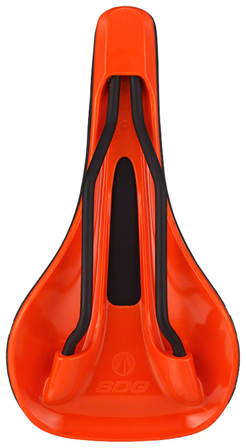 SDG Bel-Air V3 Max Saddle Lux-Alloy Rails Black/Orange-Goodwynn&#39;sGoodwynn&#39;s