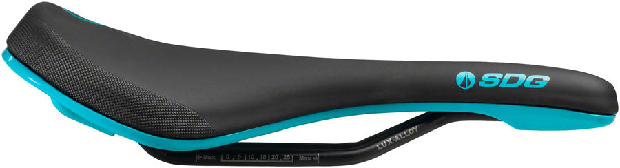 SDG Components Bel-Air V3 MAX Saddle 260 x 140mm Unisex 255g Black/Turquoise-Goodwynn&#39;sGoodwynn&#39;s