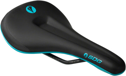 SDG Components Bel-Air V3 MAX Saddle 260 x 140mm Unisex 255g Black/Turquoise