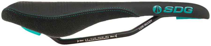 SDG Radar Saddle - Lux-Alloy Black/Turquoise-Goodwynn&#39;sGoodwynn&#39;s