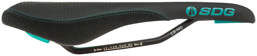 SDG Radar Saddle - Chromoly Black/Turquoise-Goodwynn&#39;sGoodwynn&#39;s