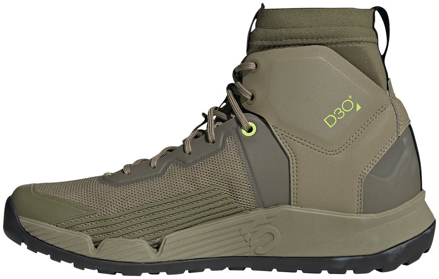 Five Ten Trailcross Mid Pro Flat Shoes - Mens Orbit Green/Core BLK/Pulse Lime 9.5-Goodwynn&#39;sGoodwynn&#39;s