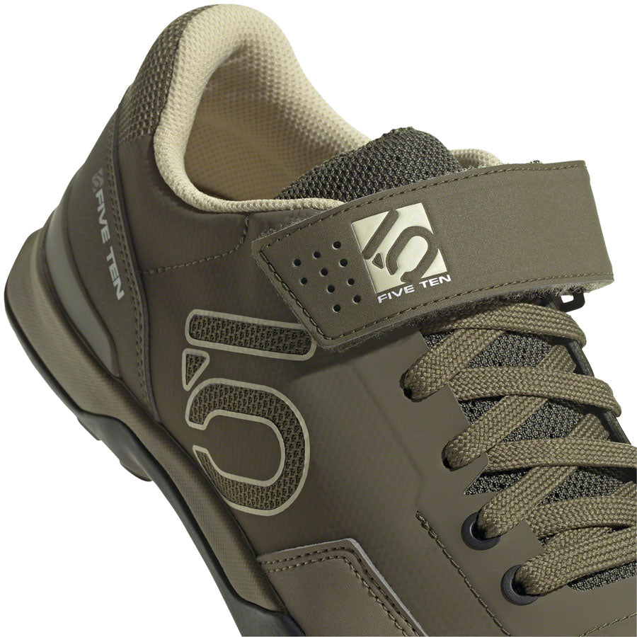 Five Ten Kestrel Lace Mountain Clipless Shoes - Mens Focus Olive/Sandy Beige/Orbit Green 6