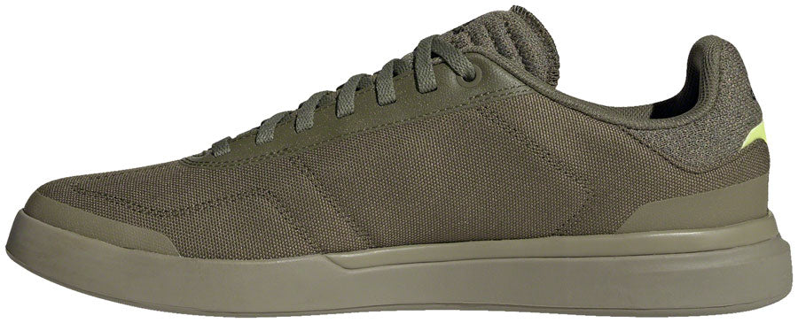 Five Ten Sleuth DLX Canvas Flat Shoes - Mens Focus Olive/Core BLK/Pulse Lime 6.5