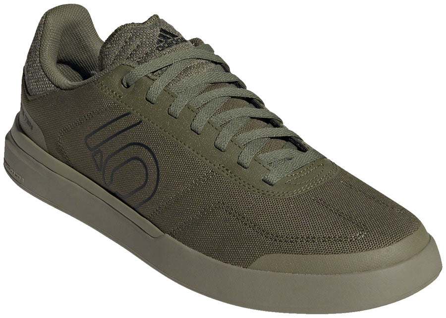 Five Ten Sleuth DLX Canvas Flat Shoes - Mens Focus Olive/Core BLK/Pulse Lime 6-Goodwynn&#39;sGoodwynn&#39;s