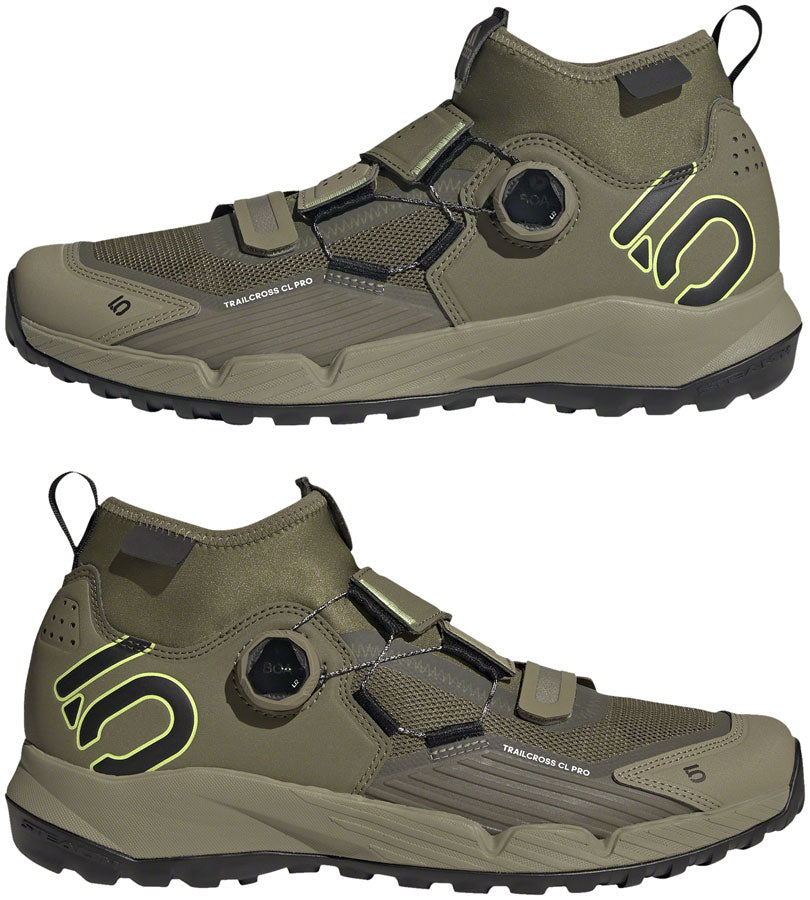 Five Ten Trailcross Pro Mountain Clipless Shoes - Mens Green/Black/Green 6-Goodwynn&#39;sGoodwynn&#39;s