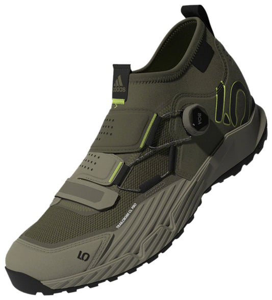 Five Ten Trailcross Pro Mountain Clipless Shoes - Mens Green/BLK/Green 9.5-Goodwynn's