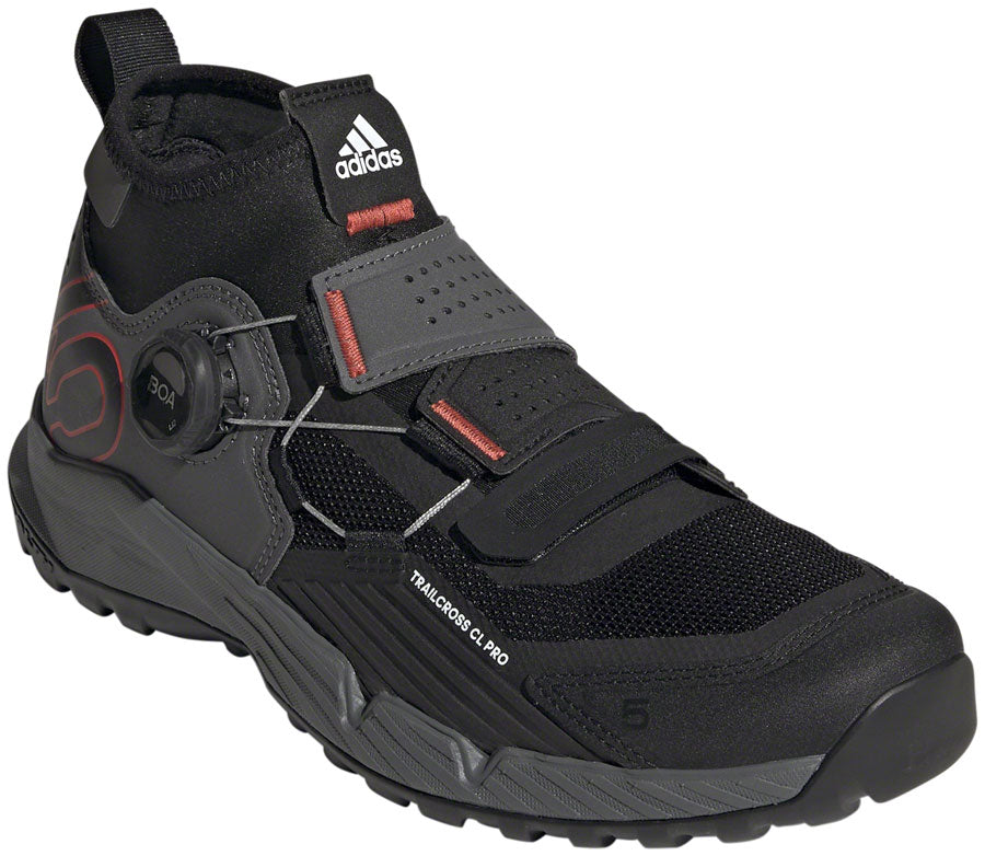 Five Ten Trailcross Pro Mountain Clipless Shoes - Womens Gray/Black/Red 5-Goodwynn&#39;sGoodwynn&#39;s