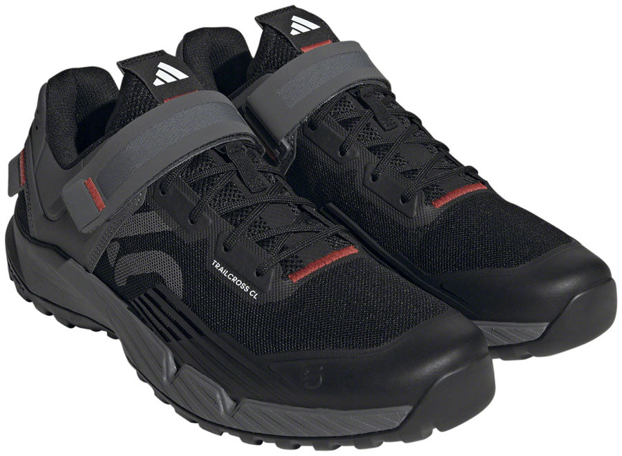 Five Ten Trailcross Mountain Clipless Shoes - Mens Core BLK/Gray Three/Red 6-Goodwynn&#39;sGoodwynn&#39;s