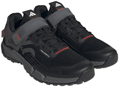 Five Ten Trailcross Mountain Clipless Shoes - Mens Core BLK/Gray Three/Red 6