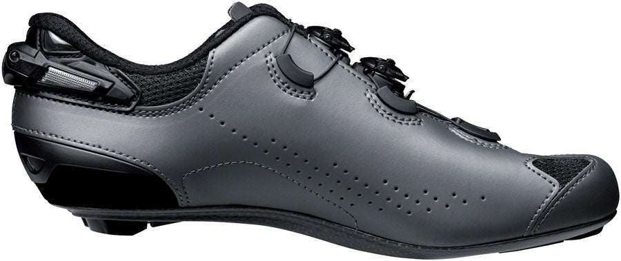 Sidi Shot 2S Road Shoes - Mens Anthracite/Black 42-Goodwynn&#39;sGoodwynn&#39;s