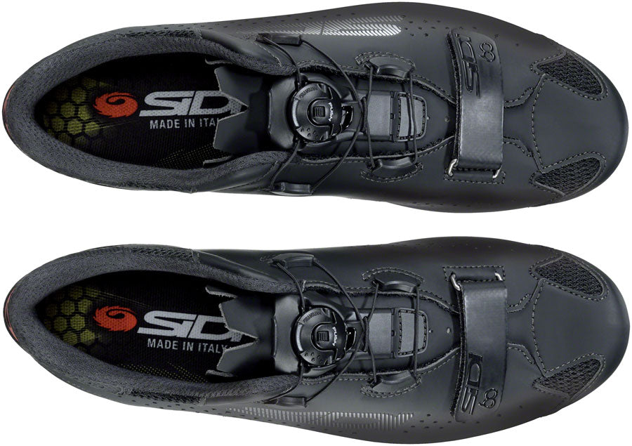 Sidi Sixty Road Shoes - Mens Black/Black 43.5-Goodwynn&#39;sGoodwynn&#39;s