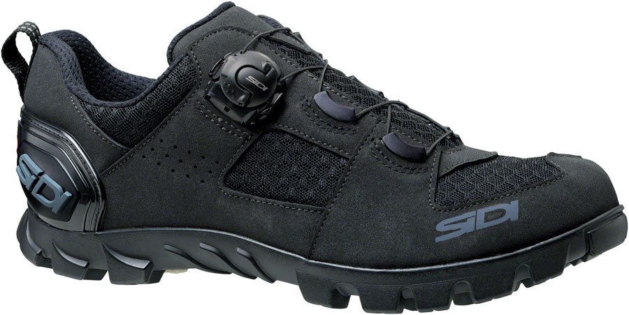 Sidi Turbo Mountain Clipless Shoes - Mens Black/Black 40