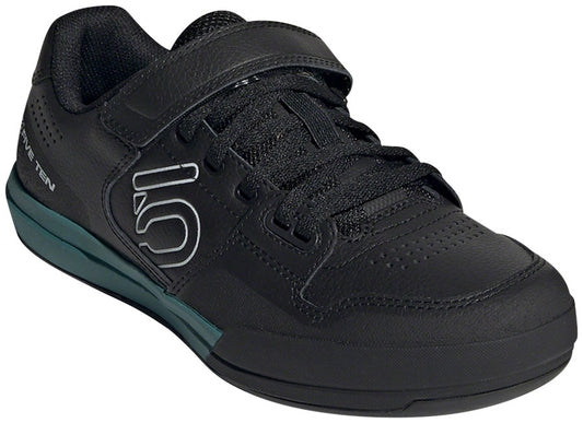 Five Ten Hellcat Mountain Clipless Shoes - Womens Core BLK / Crystal White / Hazy Emerald 9-Goodwynn's