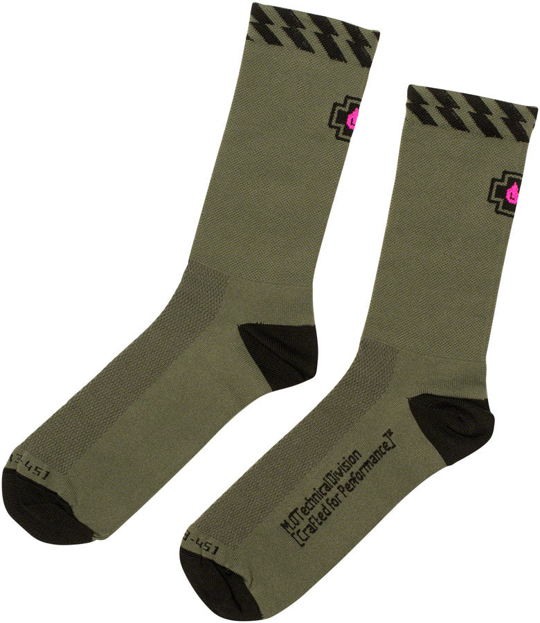 Muc-Off Technical Riders Socks Green S