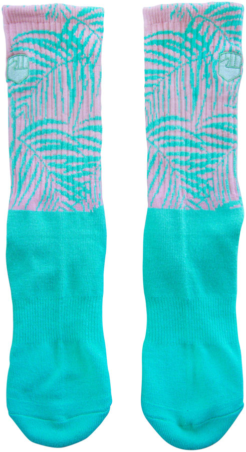 Fist Handwear The Palm Crew Sock - Green/Pink Large-Goodwynn&#39;sGoodwynn&#39;s