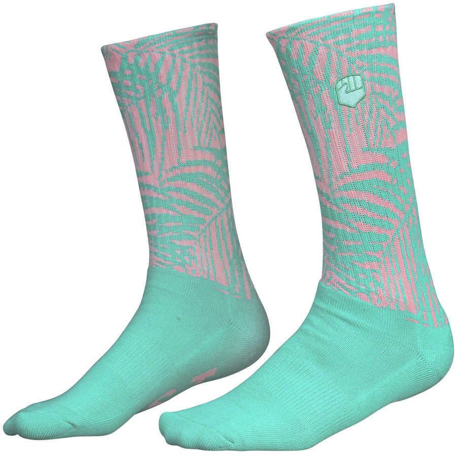 Fist Handwear The Palm Crew Sock - Green/Pink Large-Goodwynn&#39;sGoodwynn&#39;s