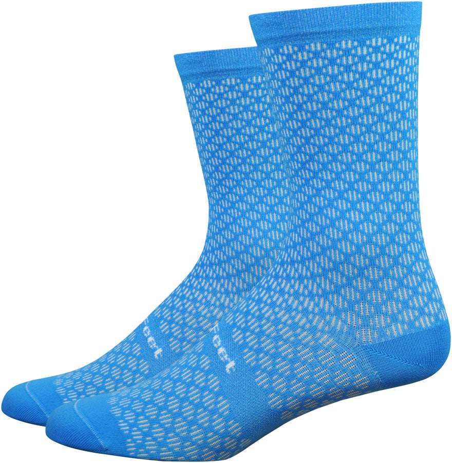 DeFeet Evo 6" Mont Ventoux Socks Barnstormer Blue M