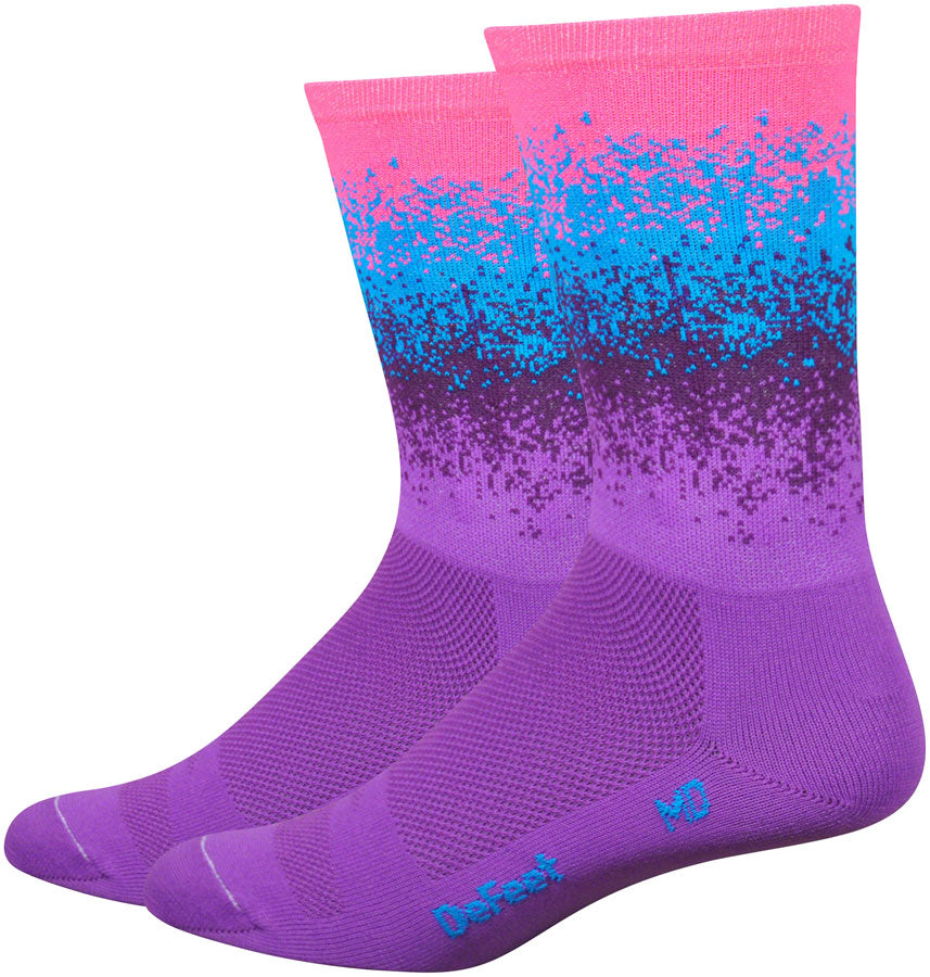 DeFeet Aireator 6" Ombre Socks 9.5-11.5 Purple