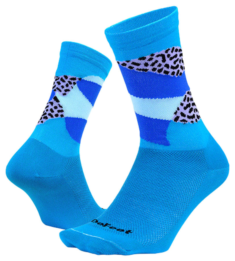 DeFeet Aireator Socks - 6" Jungle Blue Medium