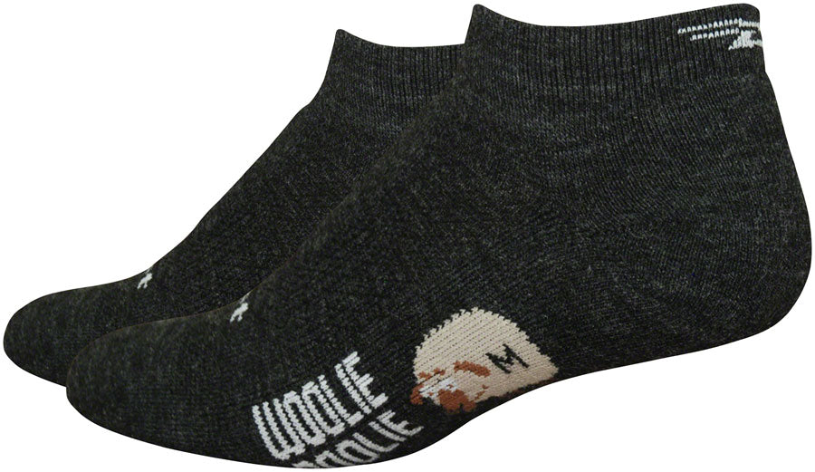 DeFeet Woolie Boolie 1" Socks Charcoal S Pair