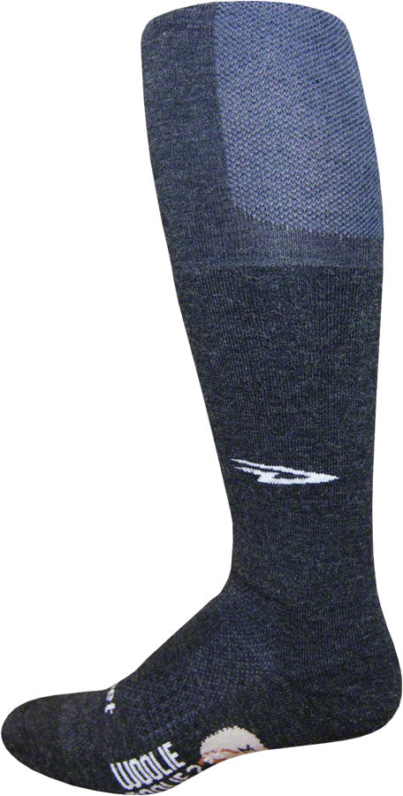 DeFeet Woolie Boolie Knee Hi Socks - 8" Charcoal Small