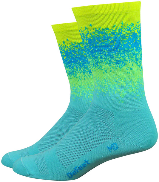 DeFeet Aireator 6" Socks Royal/Defeet Blue/Process Blue/Carolina XL-Goodwynn's