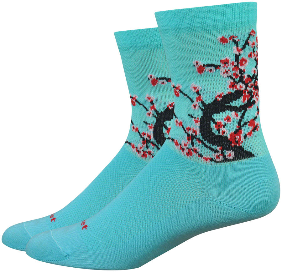 DeFeet Aireator 4" Socks Neptune/Black/Red S