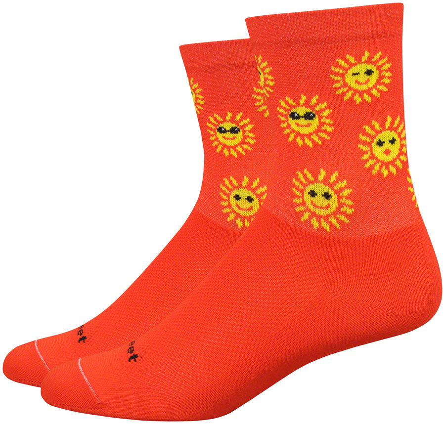 DeFeet Aireator 4" Socks Poinciana/Yellow S-Goodwynn&#39;sGoodwynn&#39;s