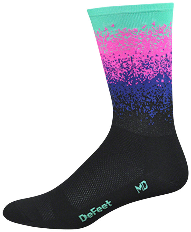 DeFeet Aireator 6" Socks Black/Celeste M