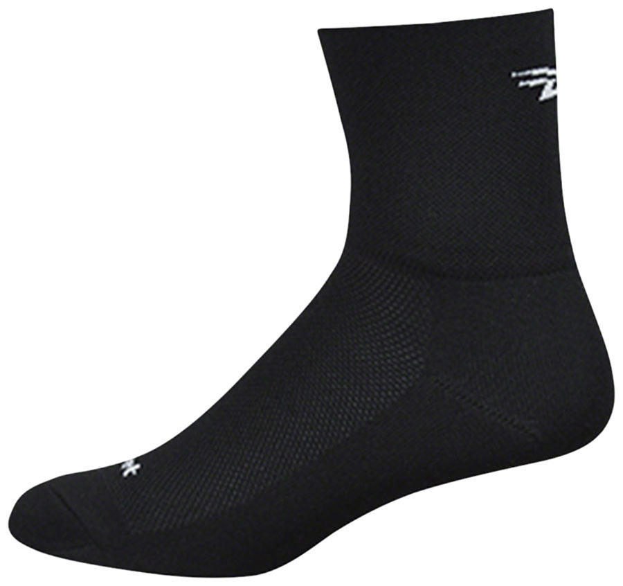 DeFeet Aireator 3" D-Logo Socks 9.5-11.5 Black